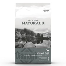 Diamond Naturals Senior Dry Dog Food - Chicken, Egg  Oatmeal Formula, 35 Lb