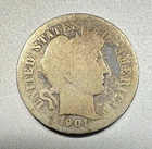1901-S  BARBER DIME   AG  KEY DATE  #1736