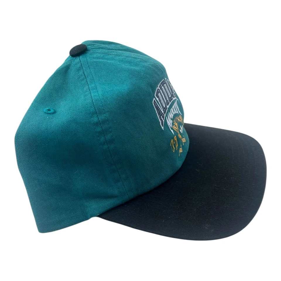 ADIDAS 5 PANELES VARSITY PARA HOMBRES SOMBRERO CON CORREA LEGADO VERDE AZULADO NEGRO NUEVO Foto 2 de 4