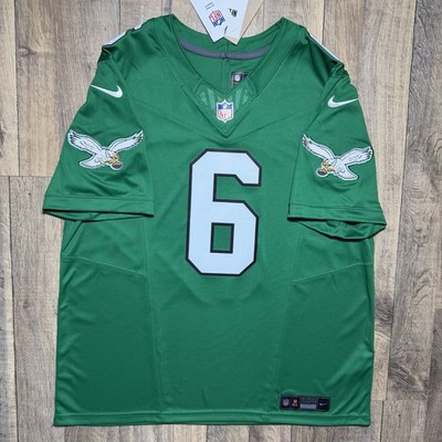 Philadelphia Eagles DeVonta Smith Nike Vapor Fuse Limited Kelly Green Jersey XL