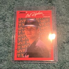 Donruss 90 Cal Ripken Baltimore Orioles. Bonus MVP Insert. Card #BC-18.