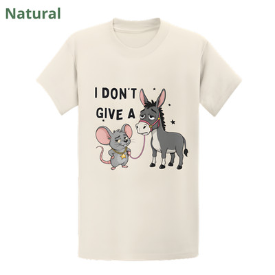 I Don't Give A Rat's Ass T-Shirt - Funny Sarcastic Donkey Meme Gift Tee