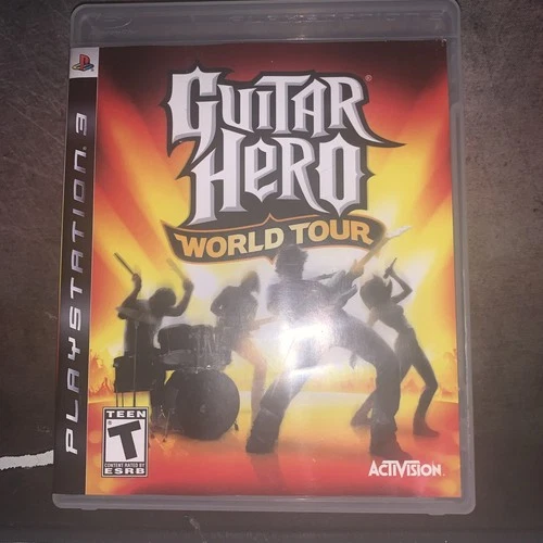 Guitar Hero: World Tour (Sony PlayStation 3, 2008) manual included