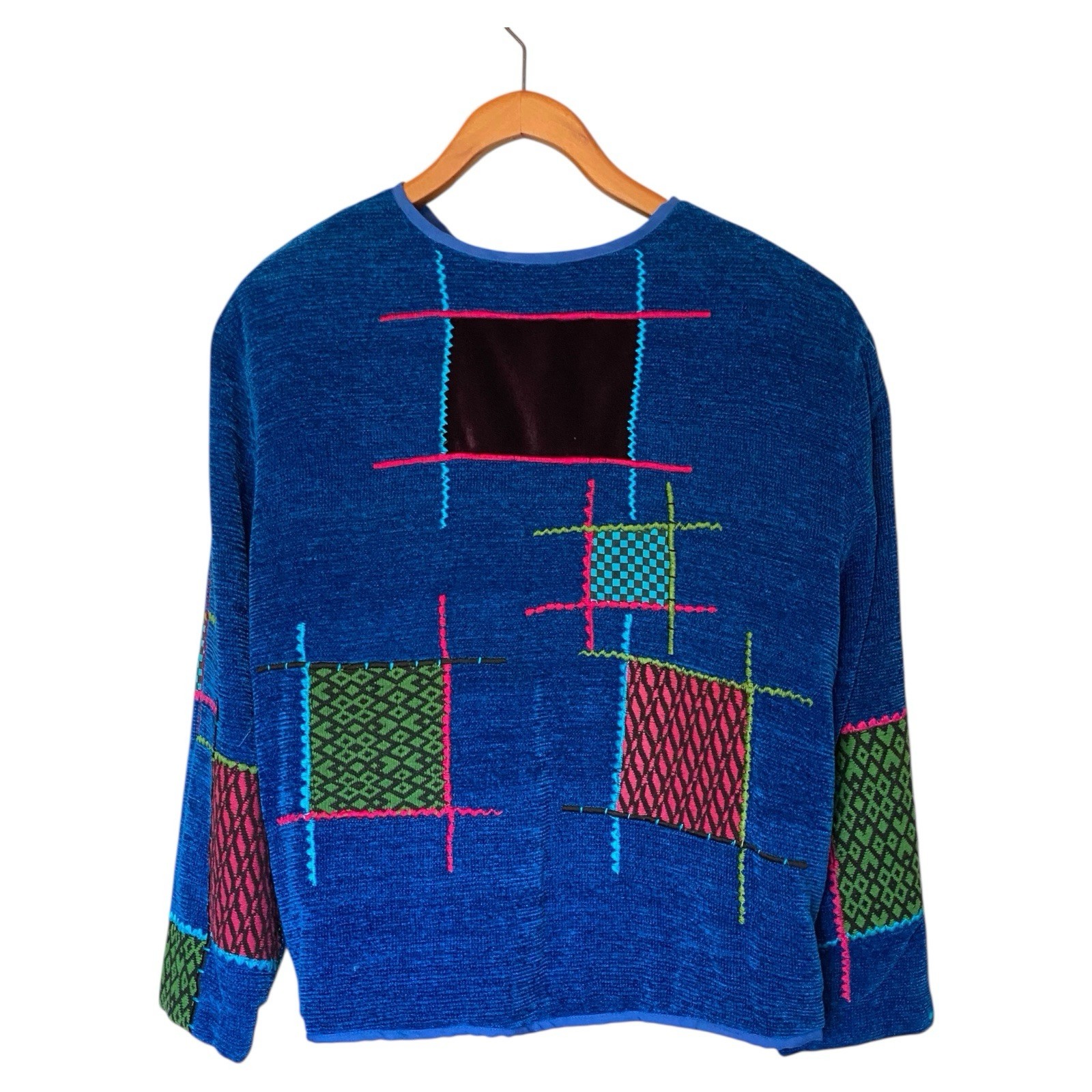 Allure Velour Velvet Patchwork Jacket Women’s Siz… - image 2