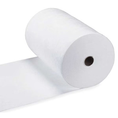 Oil-Dri Sorbent Roll, 44 gal, 30 in x 150 ft, Oil, White, Polypropylene L90780