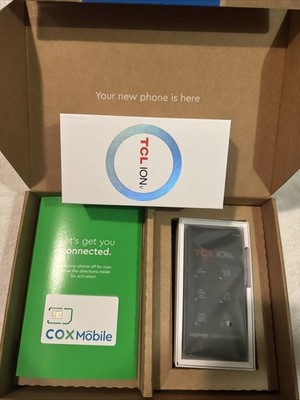 TCL ION X 6'' HD 32GB T430W 3000mAh Cox Verizon GSM Smartphone Open Box Brand New