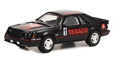 GREENLIGHT,FORD mustang GT 1982 TEXACO from the series RUNNING ON EMPTY in bl...