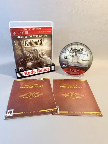 Fallout 3 Game of the Year Edition - Sony PlayStation 3 - CIB Near Mint Disc