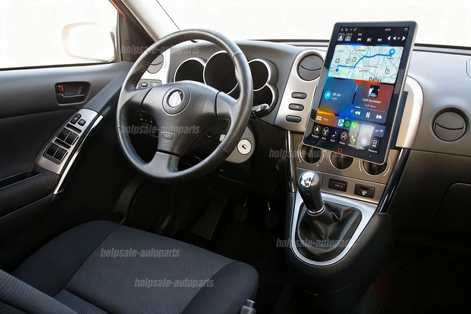 Radio de coche 10,1"" giratoria para Pontiac Vibe 2003 2004 2005-2006 Android 13 CarPlay Foto 3 de 4