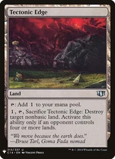 Tectonic Edge 1x MtG Mystery Booster MB1  SP/NM