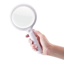 Rechargeable Magnifying Glass with 20 LED Light, 30X Handheld Large Magnifyin...