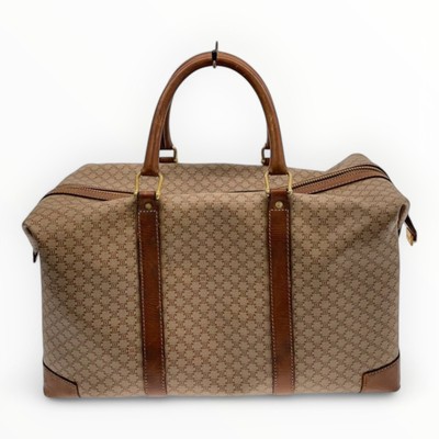 CELINE Macadam Pattern Duffle Bag Boston Bag 5256