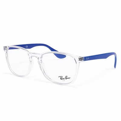 Ray Ban RB 7046 5734 51 Brillengestell in Transparent Blau für Damen und Herren
