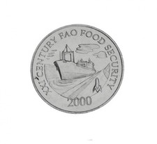 Panama 1 Centesimo 2000 UNC FAO FAO