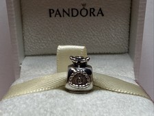 61B NIB AUTH PANDORA SS/CZ PERFUME BOTTLE CHARM #790427OCZ RARE & RETIRED!