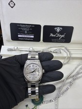 Rolex Datejust 1603 Silver Oyster Bracelet With Silver Bezel