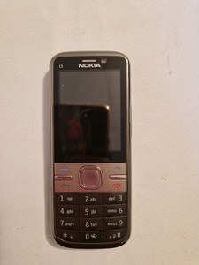 Nokia C5-00 Handy Tastenhandy Silber Schwarz ungeprüft 3.2 MP Kamera