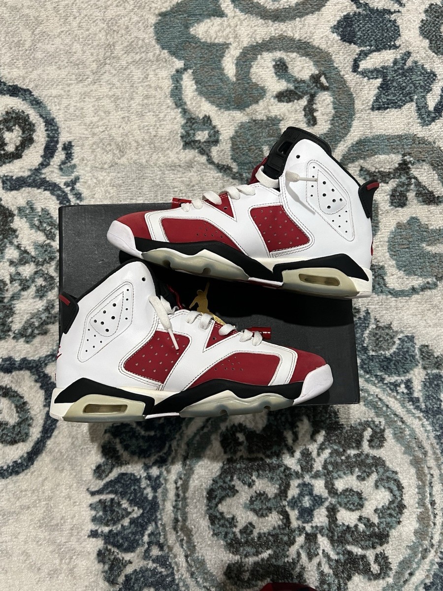 靴 Nike Air Jordan 6 gs carmine Nike Air Jordan 6 Retro GS carmine | eBay