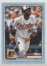 2020 Bowman Sky Blue 420/499 Hanser Alberto #87 00gy