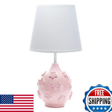 Lambs  Ivy Lambs Ivy Signature Botanical Baby Pink Floral Nursery Lamp Shade