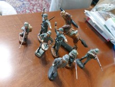 Duro Elastolin Lineol lotto 8 soldatini in pasta Ottime Condizioni