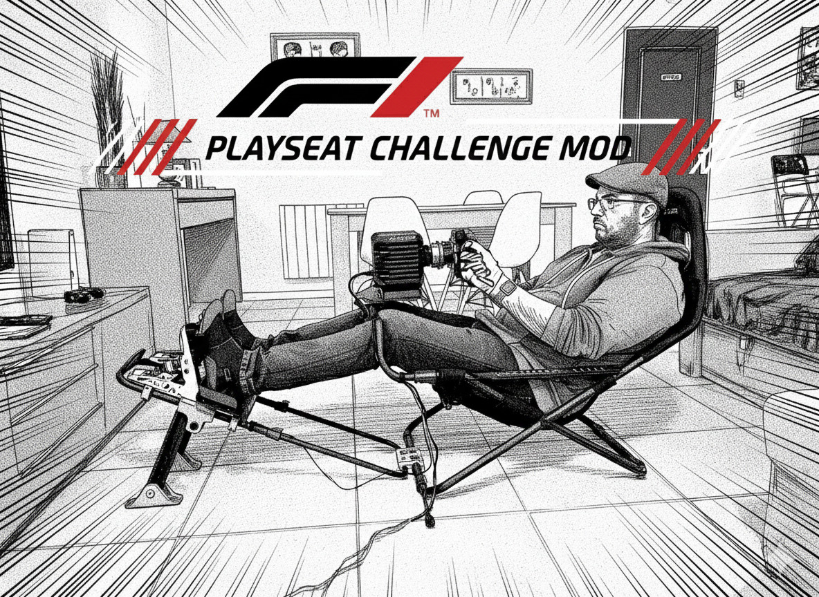 Mod F1 Playseat Challenge anti jeu et vibration pour un pilotage précis