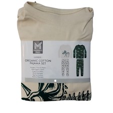 Member's Mark Toddler Boys 4-Piece Organic Cotton Pajama Set Dinos, 6