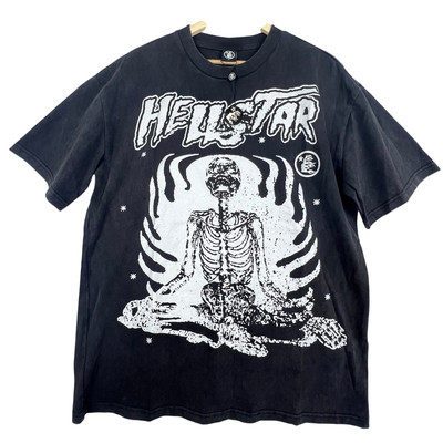 NEW Hellstar Studios Skeleton Tee Exclusive Street Inner Peace Men's T-Shirt L
