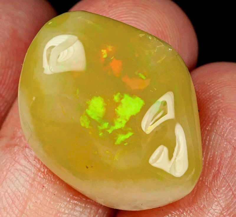 16Ct African Polished Welo Opal Nugget Specimen Carved Facet Rough YWP1798