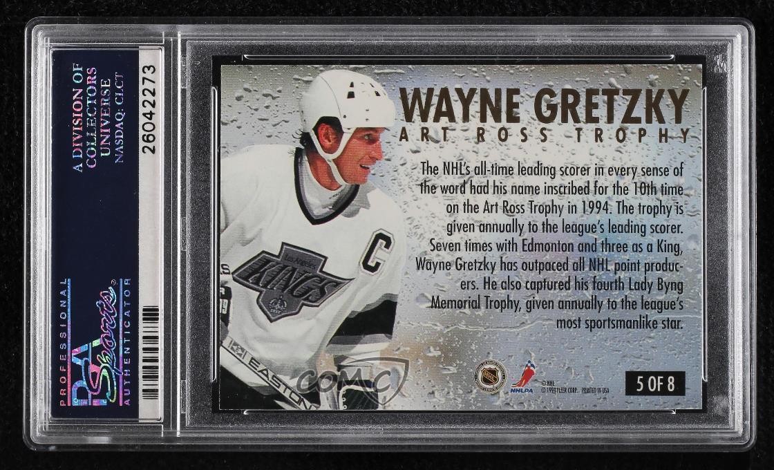 1994-95 Fleer Ultra Award Winner Wayne Gretzky #5 PSA 10 GEM MT HOF view 2