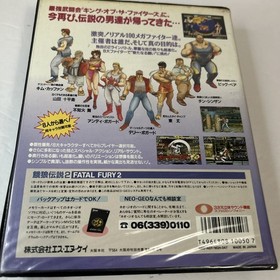 FATAL FURY 2 Neo Geo AES Garou Densetsu (NEOGEO FF2 SNK) CIB Tested Working