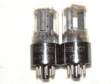 2 x  JAN-CKR-6SL7gt Ken-Rad Tubes*Super Strong Matched Pair*VT-229*4-Mica*#26