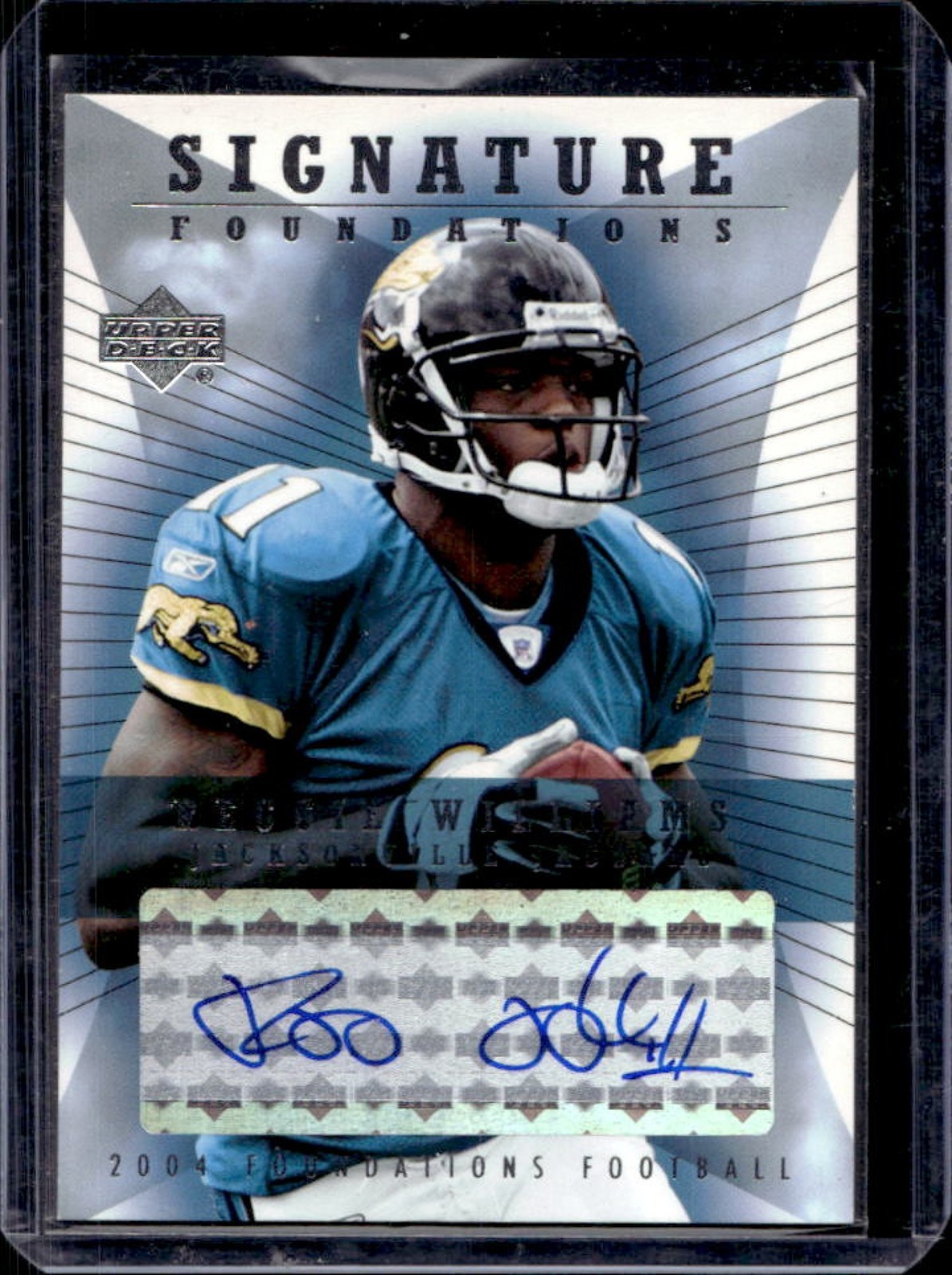 Reggie Williams Upper Deck Foundations Signature Foundations #SFRE Signature Foundations