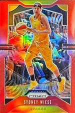 2020 Panini Prizm WNBA Sydney Wiese Red Prizm /275 #65 Sparks