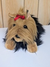 Realistic Yorkshire Terrier Yorkie Stuffed Plush Dog Miyoni 11" Aurora World