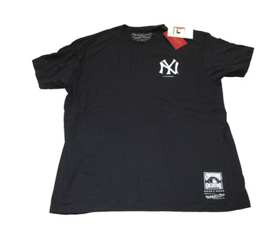 New Men's MLB New York Yankees Mitchell & Ness Navy  Cooperstown T-Shirt  XXL 2X