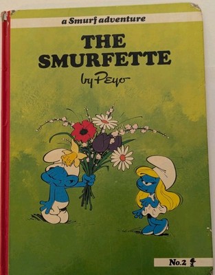 Smurf Adventure Book by Peyo 1978 The Smurfette. #2.