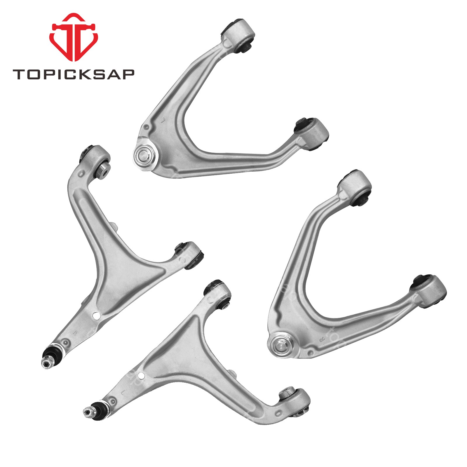 Front Upper Lower Control Arms For 2014 2015-2022 Maserati Ghibli Quattroporte