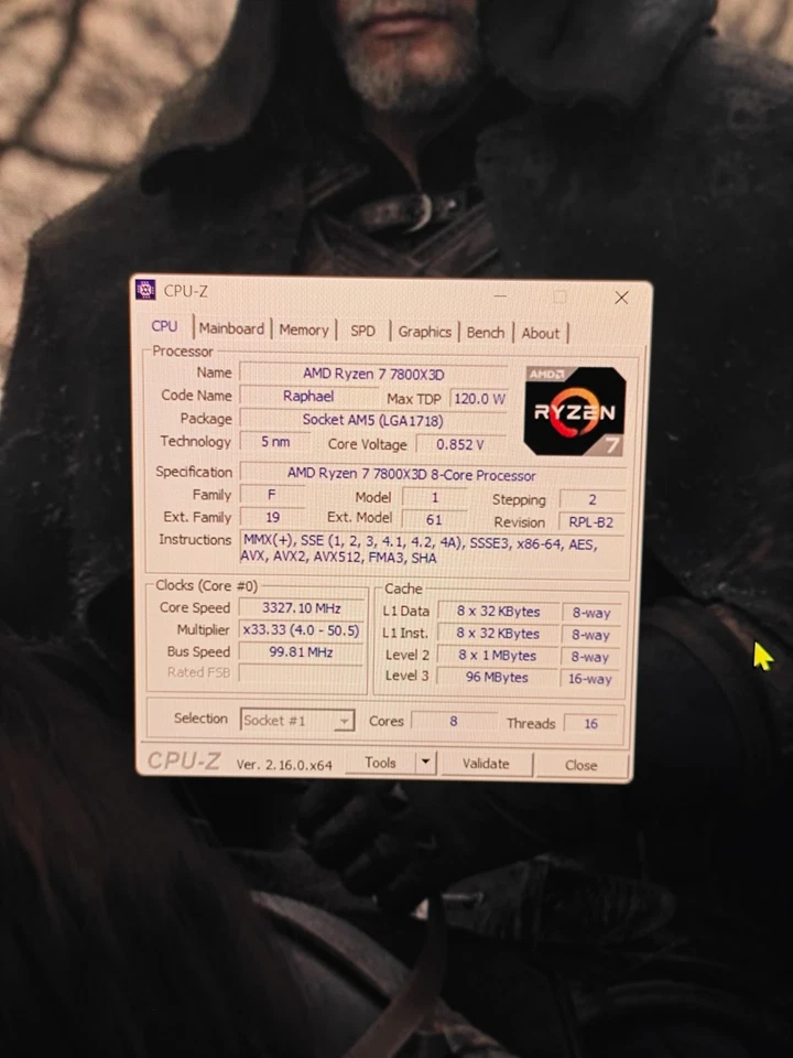 AMD Ryzen 7 7800X3D Processore (nuovo) - Immagine 3 di 3