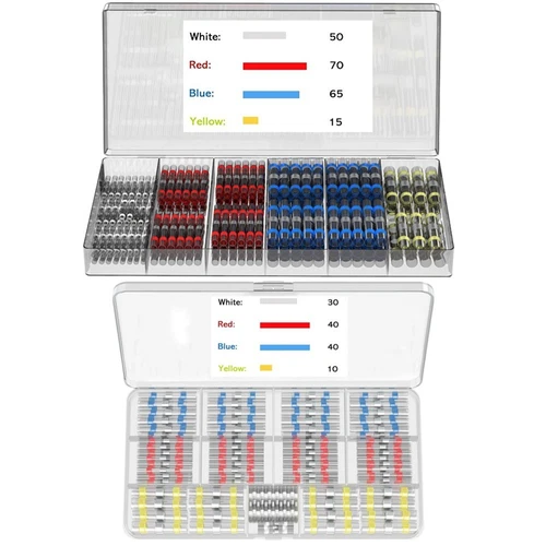 200PCS Electrical Terminal Kit with Waterproof Features for Vehicles Use