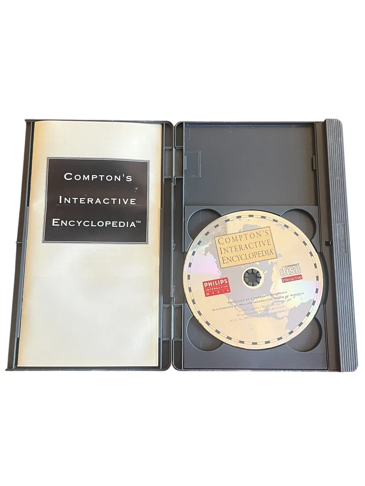 Vintage Philips CD-I Compton's Interactive Encyclopedia 1992 Compact Disc Game - Image 2 of 4