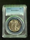 1944 S WALKING LIBERTY HALF DOLLAR PCGS MS 64 383