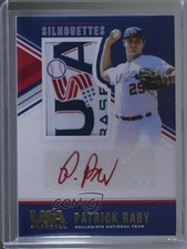 2018 Panini USA Baseball Stars & Stripes Jerseys 1/1 Patrick Raby Patch Auto 0g4