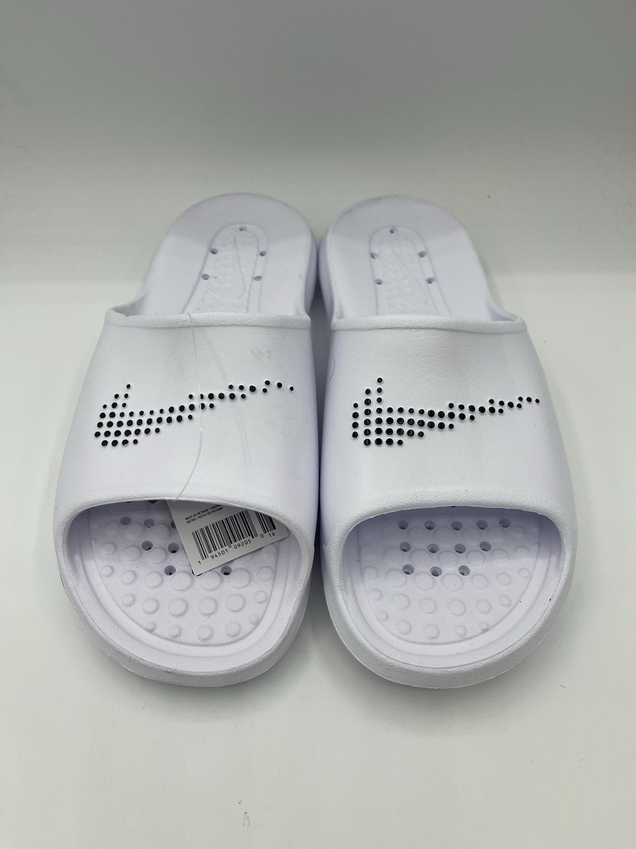 Nike Victori One Shower Slide CZ5478-100 Men's Size 8 Color White