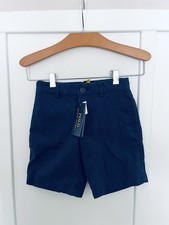 NWT New Little Boys Polo Shorts Ralph Lauren navy blue Red Pony 5 Kids Preppy