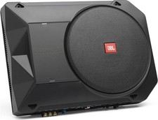 JBL BassPro SL2 Aktiv Subwoofer Auto Set - Car hifi Untersitz 44, Schwarz 