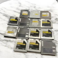 Lot of 14 Slim DVD±RW Optical Drives – Dell / HL / TSST / Lite-On – SATA Laptop