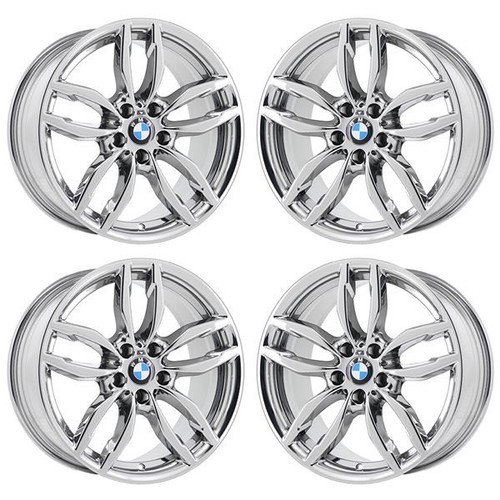 19" BMW X3 PVD BRIGHT CHROME-C WHEELS RIMS FACTORY OEM 86101 (F) 2004 ...
