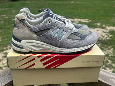New Balance 990v2 Made in USA Gray Suede Teddy Santis, ALD New Box