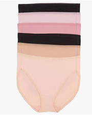 Felina Women's Hi-Cut with Lace Trim, 6-pack - Pima Cotton XL